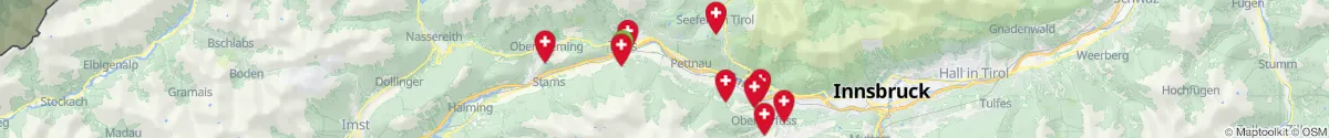 Map view for Pharmacies emergency services nearby Flaurling (Innsbruck  (Land), Tirol)